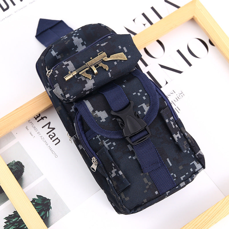 Wholesale Oxford Cloth Camouflage Zipper Pen Bags